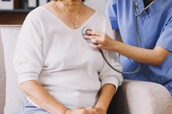 Doctor discussing heart health and preventive care during American Heart Month in Northern Virginia